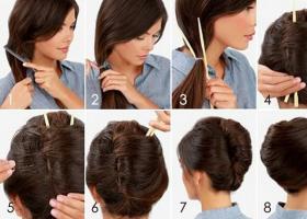 Как сделать ракушку из волос на средние волосы своими руками